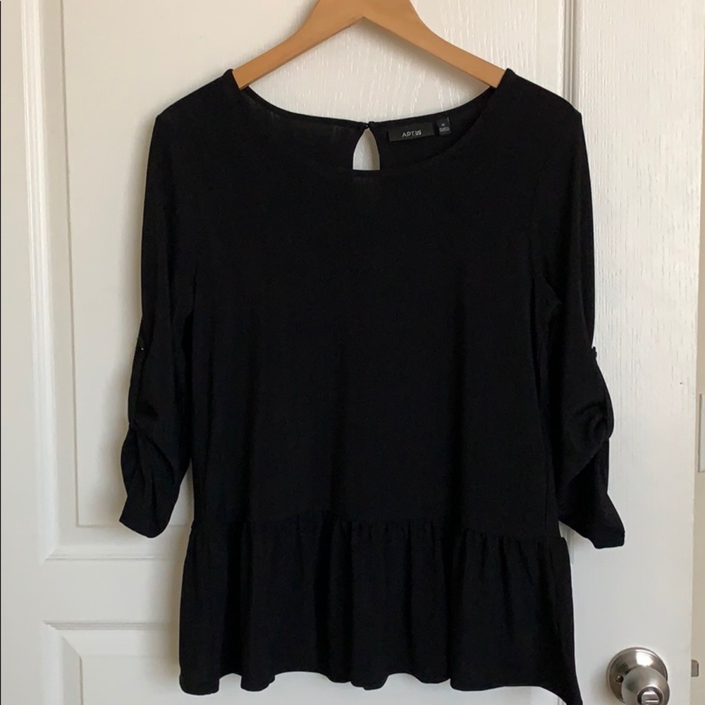 Apt. 9 Black Blouse